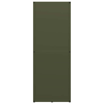 Suporte para lenha aço laminado a frio verde azeitona