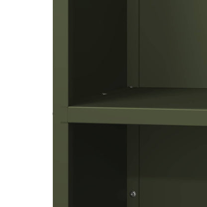 Suporte para lenha aço laminado a frio verde azeitona