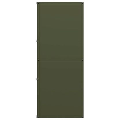Suporte para lenha aço laminado a frio verde azeitona