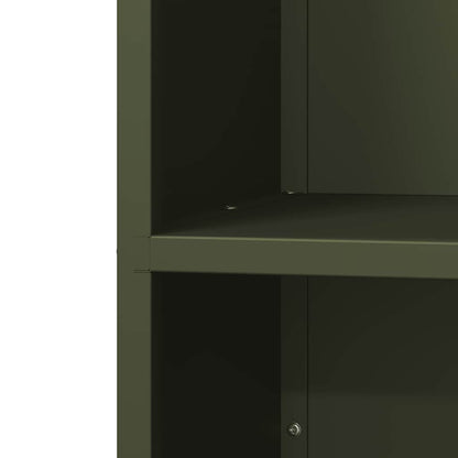 Suporte para lenha aço laminado a frio verde azeitona