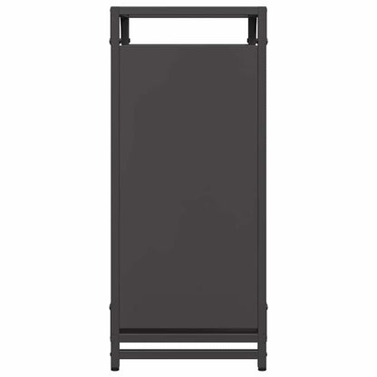 Suporte para lenha 44x28x65 cm aço laminado a frio preto