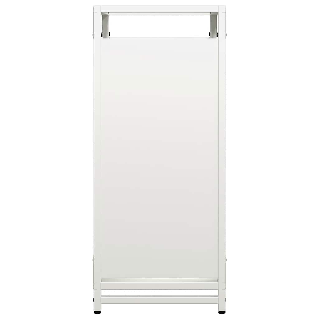 Suporte para lenha 44x28x65 cm aço laminado a frio branco