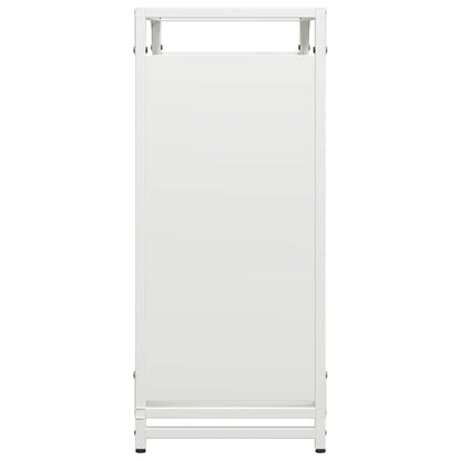 Suporte para lenha 60x28x65 cm aço laminado a frio branco