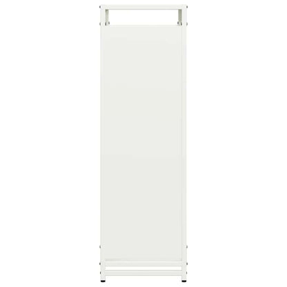 Suporte para lenha 44x28x90 cm aço laminado a frio branco