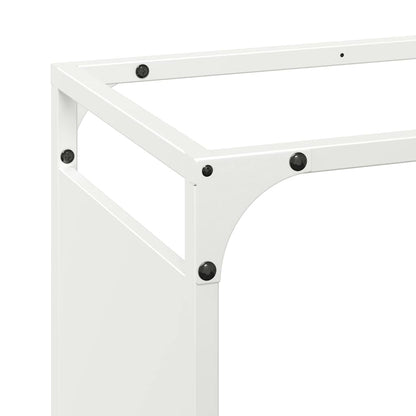 Suporte para lenha 44x28x90 cm aço laminado a frio branco