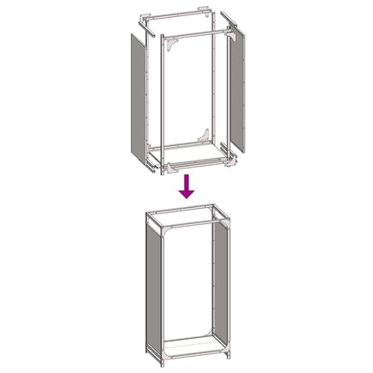 Suporte para lenha 44x28x90 cm aço laminado a frio branco