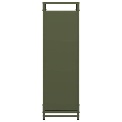 Suporte para lenha aço laminado a frio verde azeitona