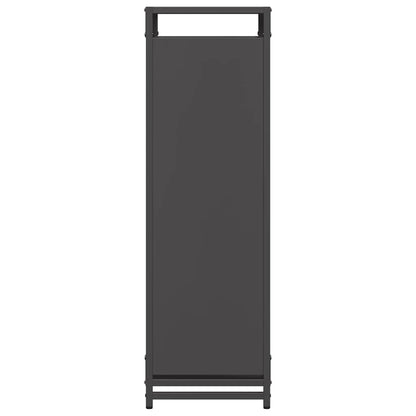 Suporte para lenha 60x28x90 cm aço laminado a frio preto