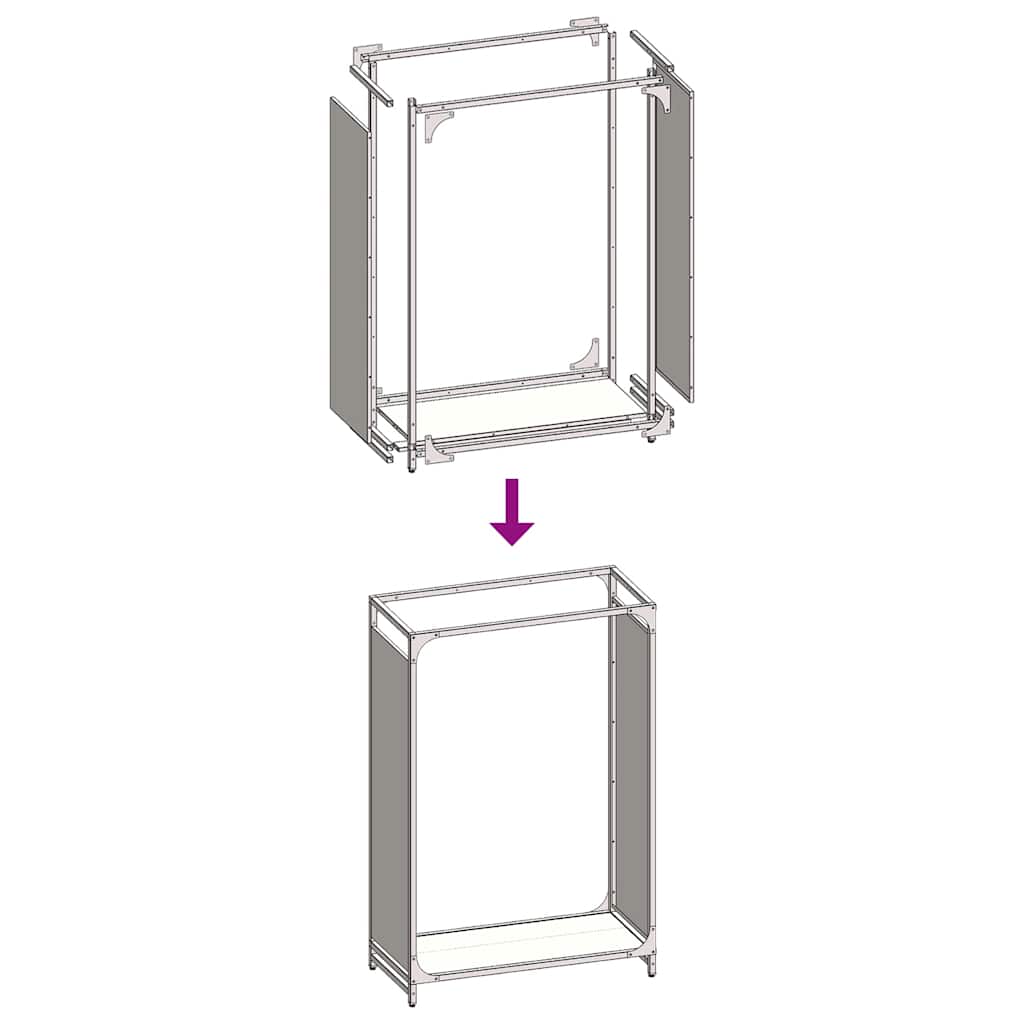 Suporte para lenha aço laminado a frio verde azeitona