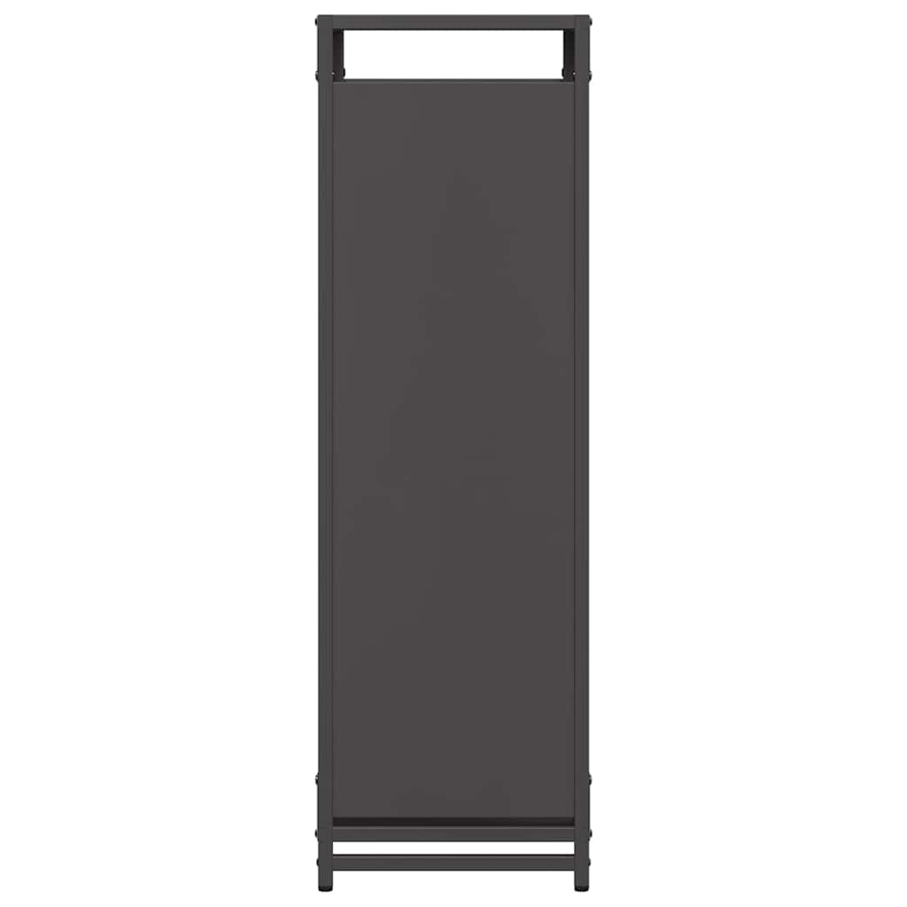 Suporte para lenha 90x28x90 cm aço laminado a frio preto