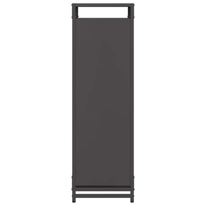 Suporte para lenha 90x28x90 cm aço laminado a frio preto