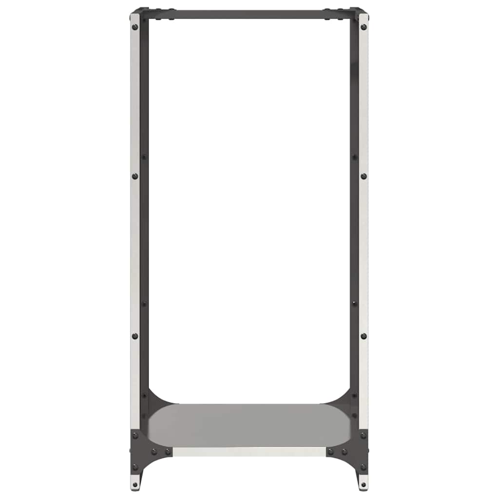 Suporte para lenha 40x30x80 cm aço inoxidável