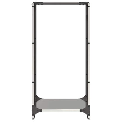 Suporte para lenha 40x30x80 cm aço inoxidável