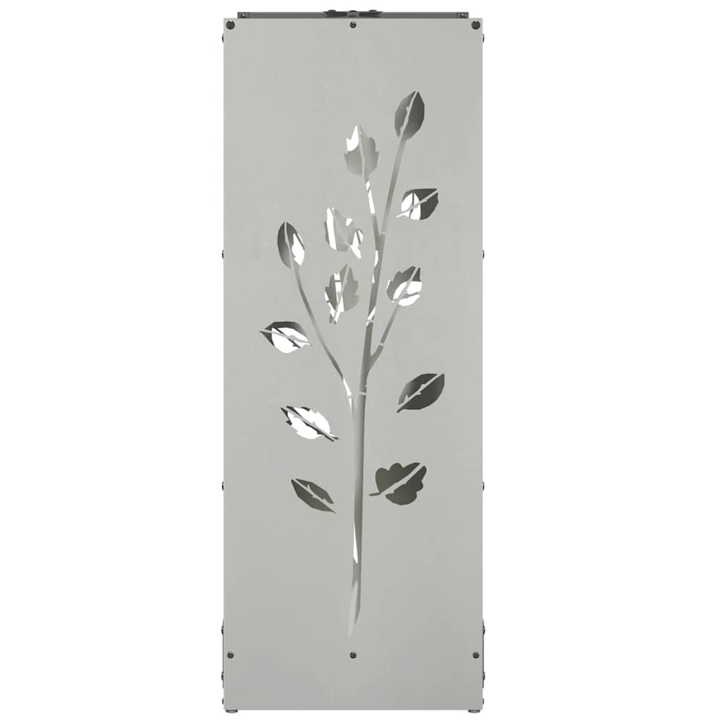 Suporte para lenha 40x30x80 cm aço inoxidável