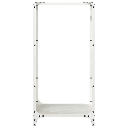 Suporte para lenha 40x30x80 cm aço laminado a frio branco