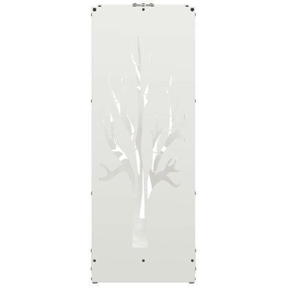 Suporte para lenha 40x30x80 cm aço laminado a frio branco