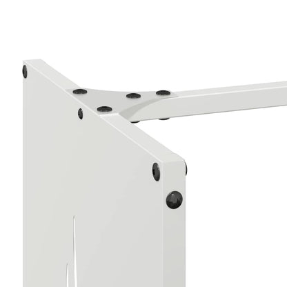 Suporte para lenha 40x30x80 cm aço laminado a frio branco