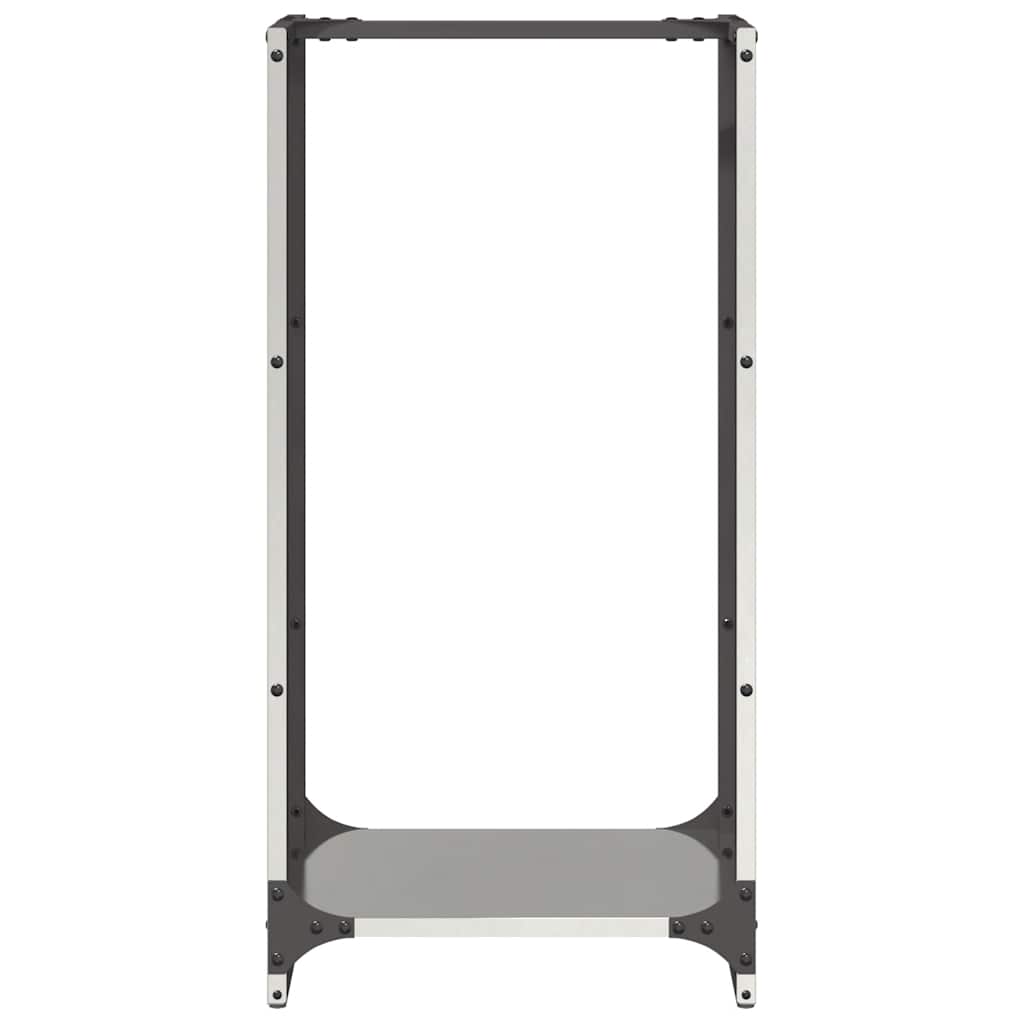 Suporte para lenha 40x30x80 cm aço inoxidável