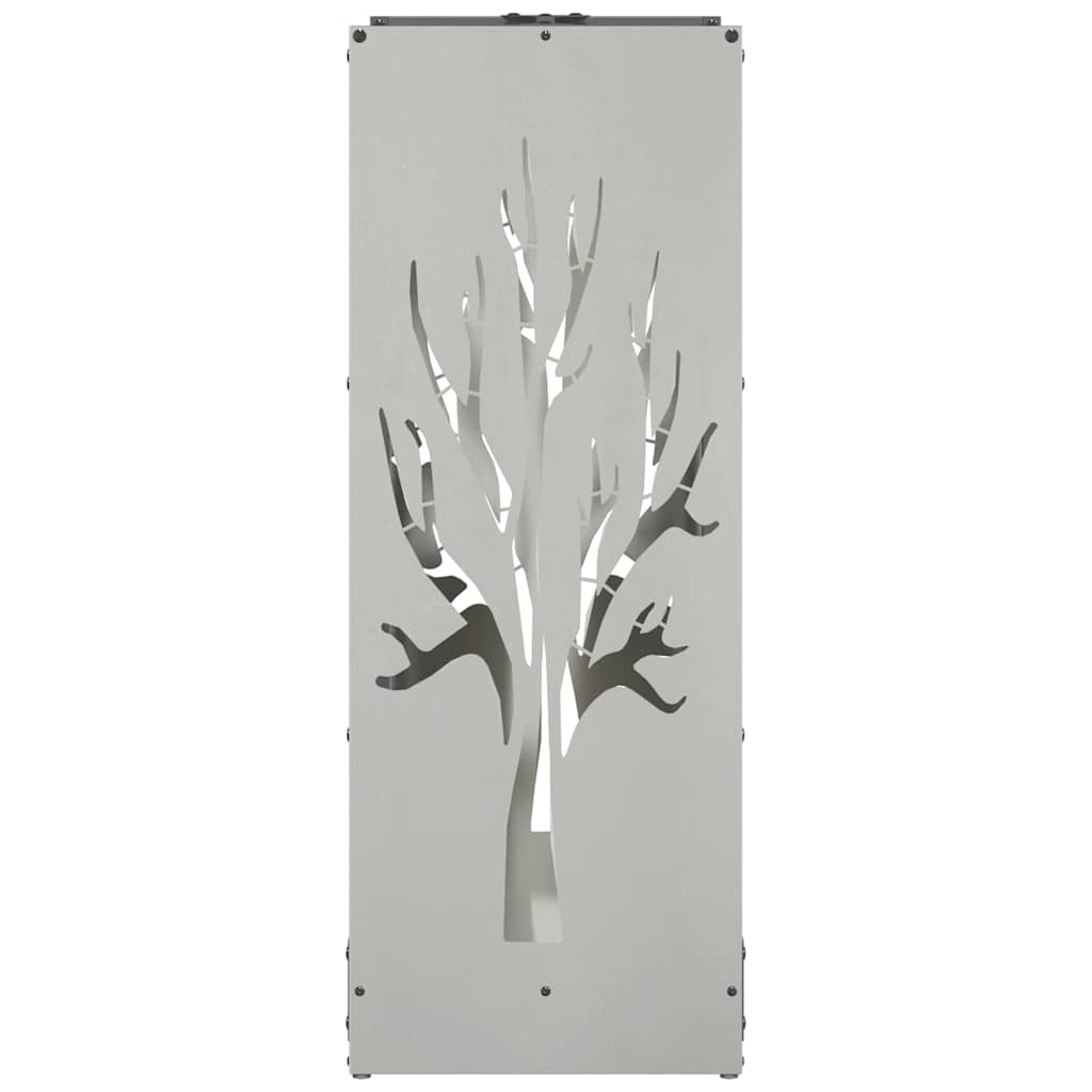 Suporte para lenha 40x30x80 cm aço inoxidável