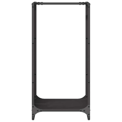 Suporte para lenha 40x30x80 cm aço laminado a frio preto