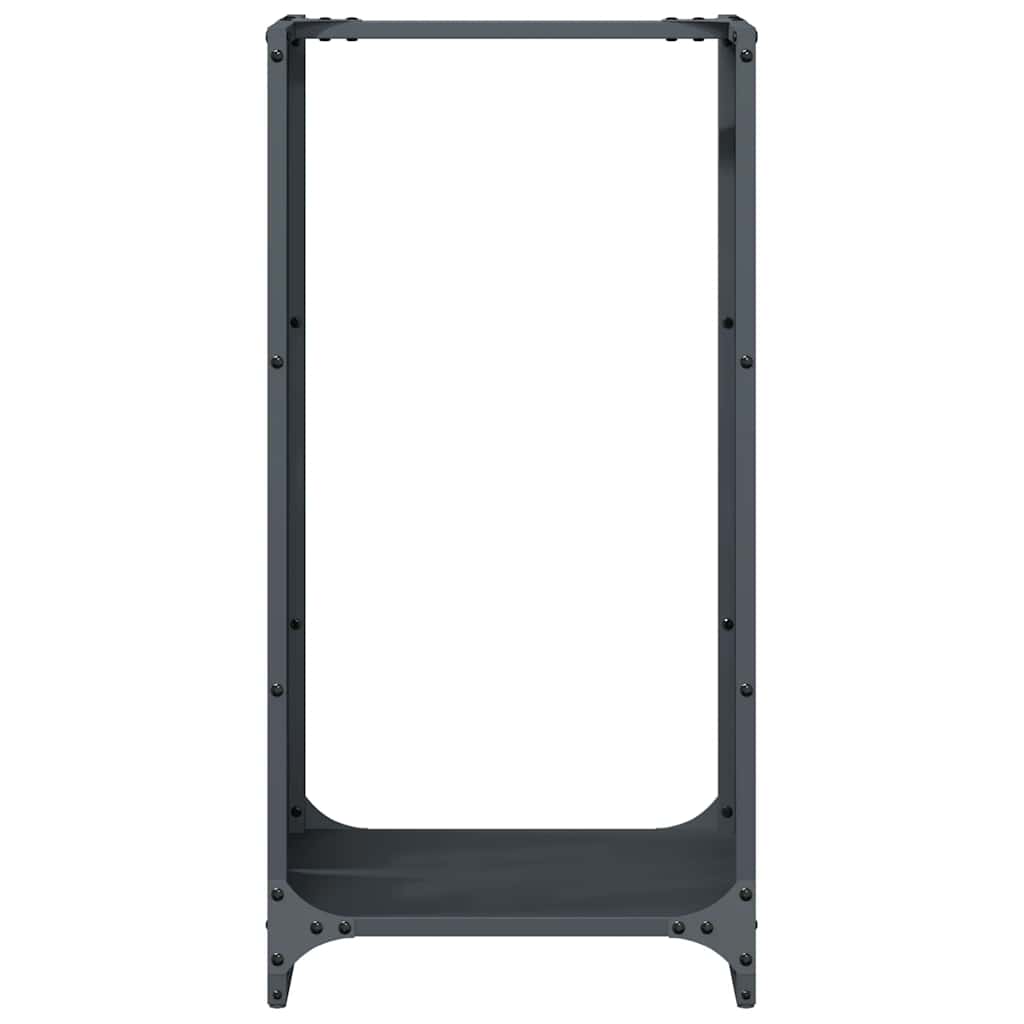 Suporte para lenha 40x30x80 cm aço laminado a frio antracite