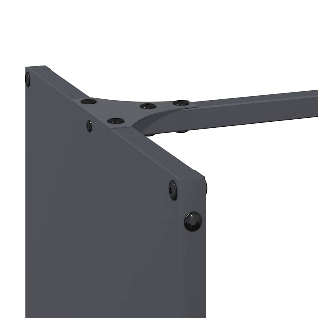 Suporte para lenha 40x30x80 cm aço laminado a frio antracite