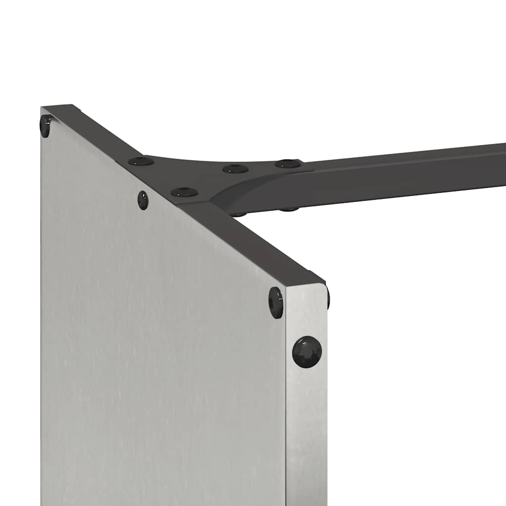 Suporte para lenha 40x30x80 cm aço inoxidável