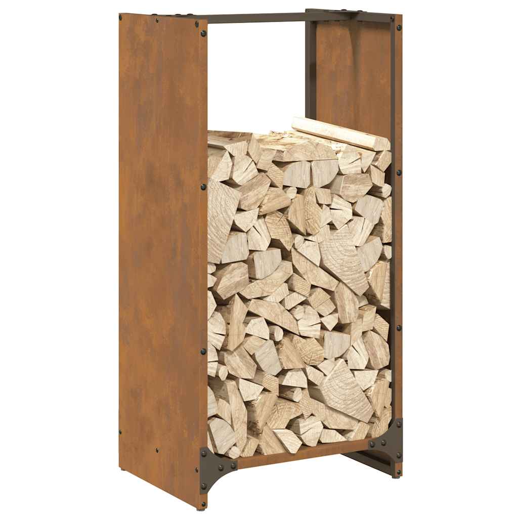 Rack Lenha 40x30x80 cm aço resistente às intempéries