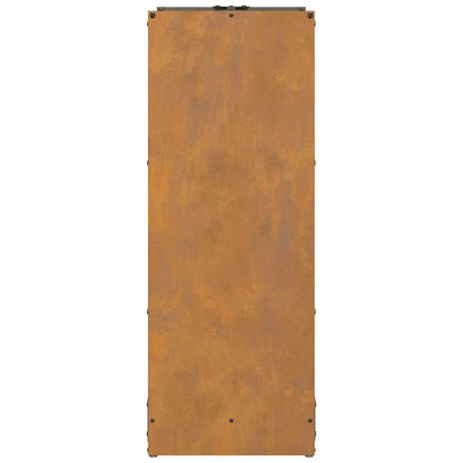 Rack Lenha 40x30x80 cm aço resistente às intempéries