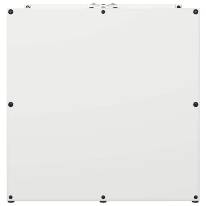 Suporte para lenha 40x40x40 cm aço laminado a frio branco