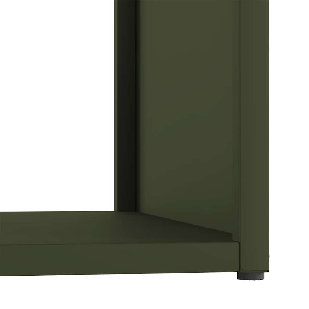 Suporte para lenha aço laminado a frio verde azeitona