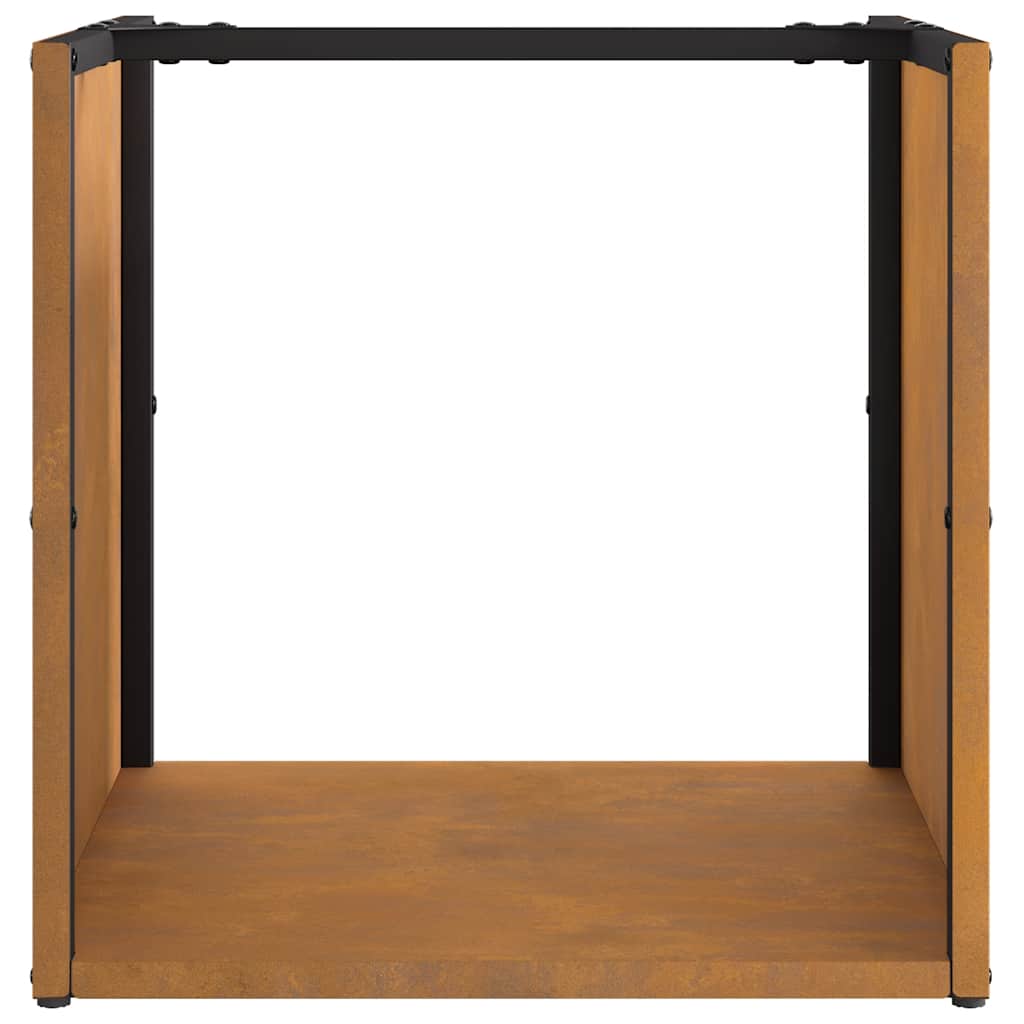 Rack Lenha 40x40x40 cm aço resistente às intempéries