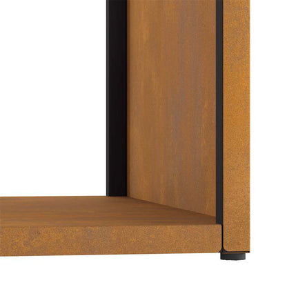 Rack Lenha 40x40x40 cm aço resistente às intempéries