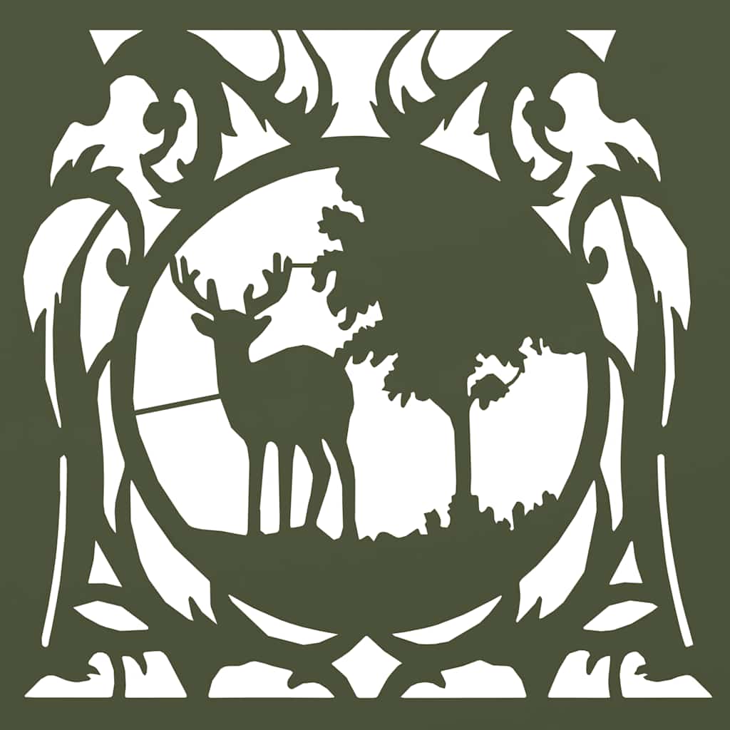 Suporte para lenha aço laminado a frio verde azeitona