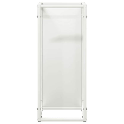 Suporte para lenha 25x25x60 cm aço laminado a frio branco