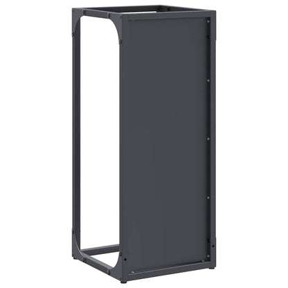 Suporte para lenha 25x25x60 cm aço laminado a frio antracite