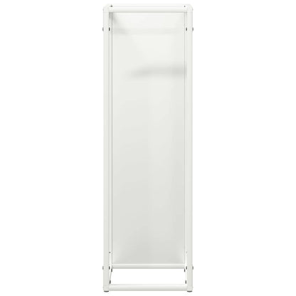 Suporte para lenha 25x25x80 cm aço laminado a frio branco