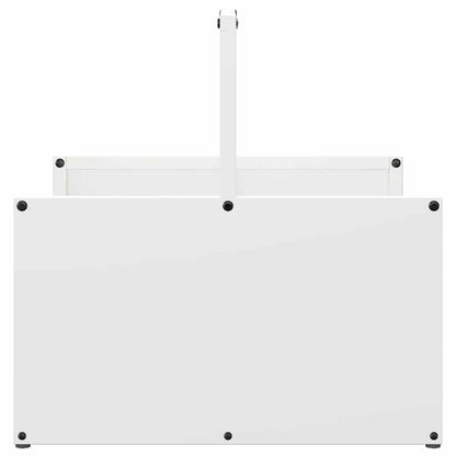 Suporte para lenha 40x40x40 cm aço laminado a frio branco