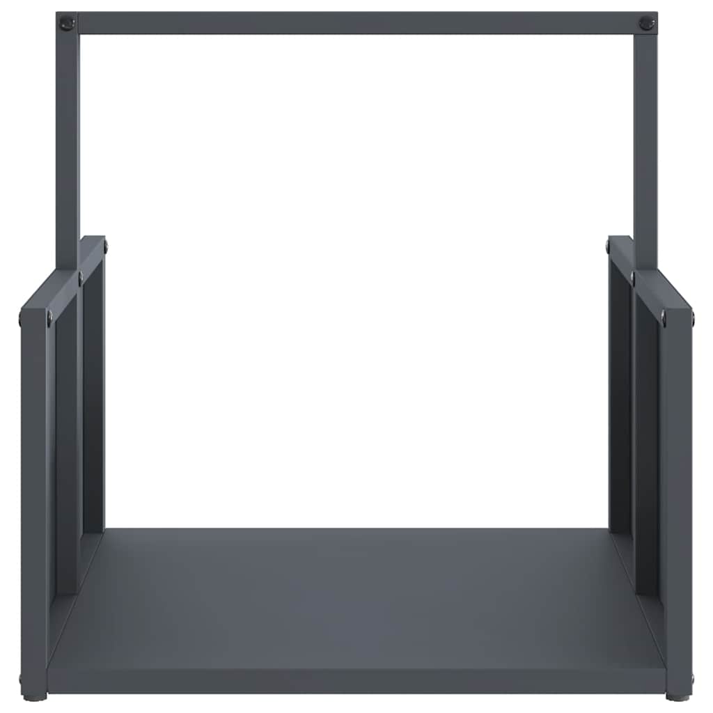 Suporte para lenha 40x40x40 cm aço laminado a frio antracite