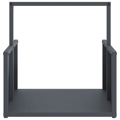 Suporte para lenha 40x40x40 cm aço laminado a frio antracite