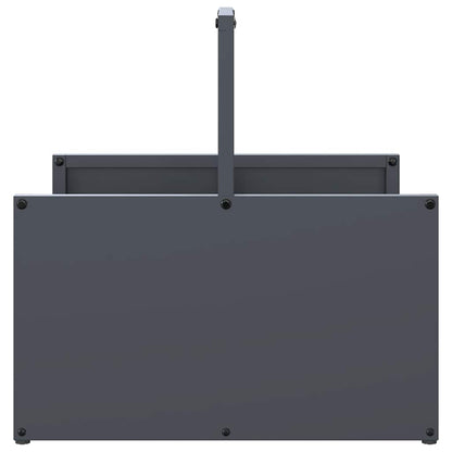Suporte para lenha 40x40x40 cm aço laminado a frio antracite