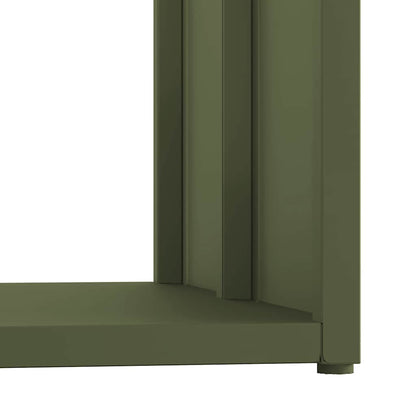 Suporte para lenha aço laminado a frio verde azeitona