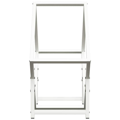 Suporte para lenha 50x25x50 cm aço laminado a frio branco