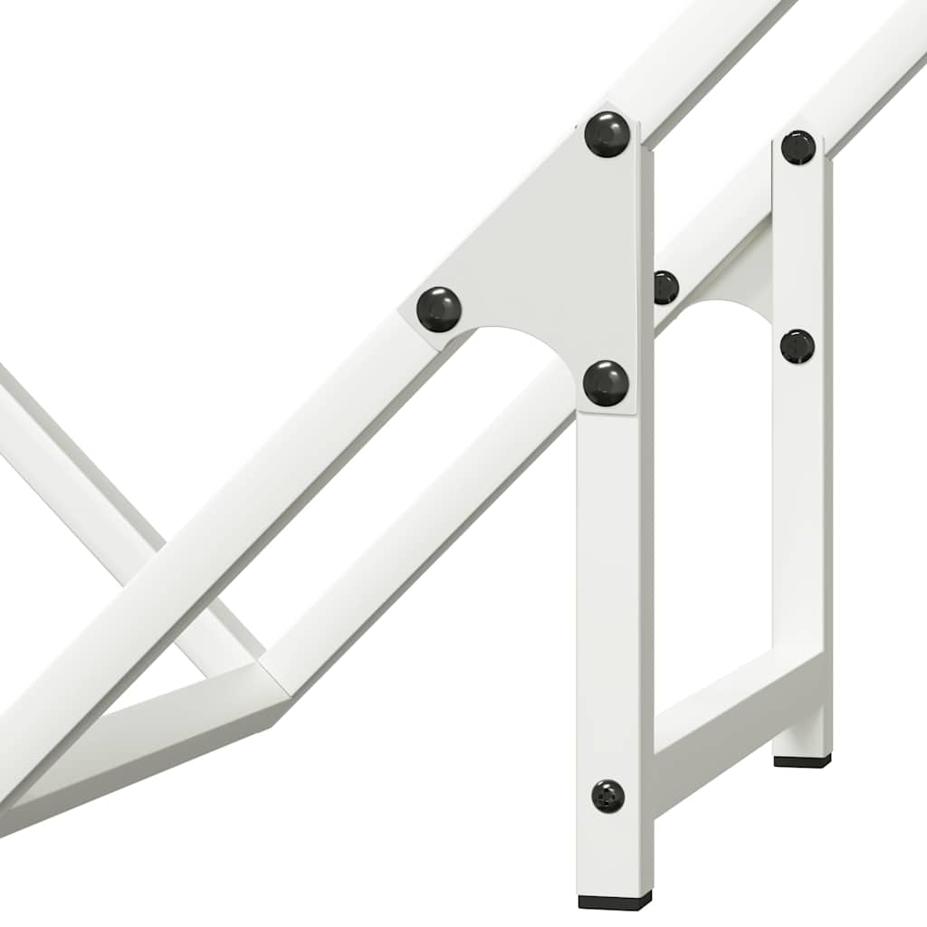 Suporte para lenha 50x25x50 cm aço laminado a frio branco