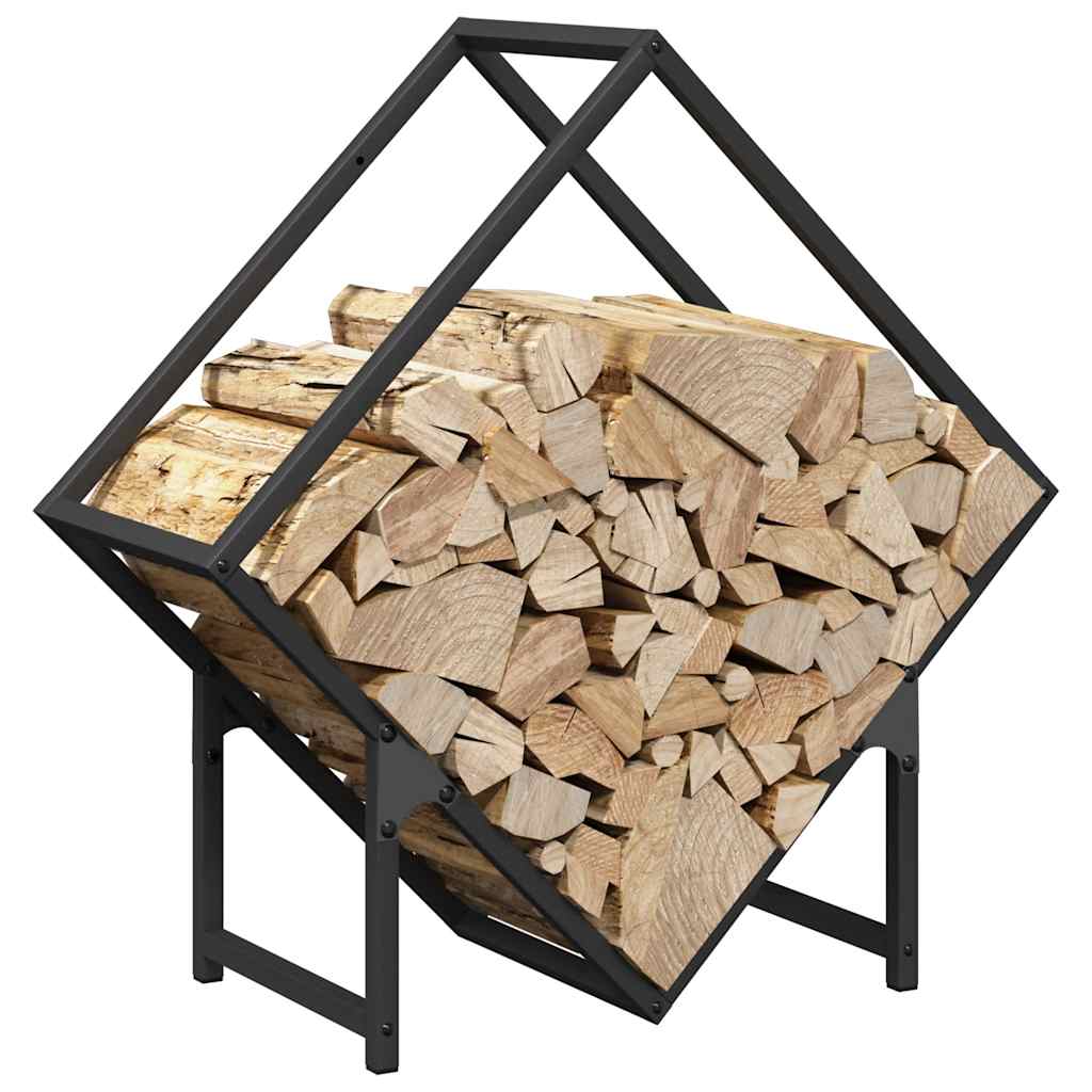 Suporte para lenha 60x25x60 cm aço laminado a frio preto