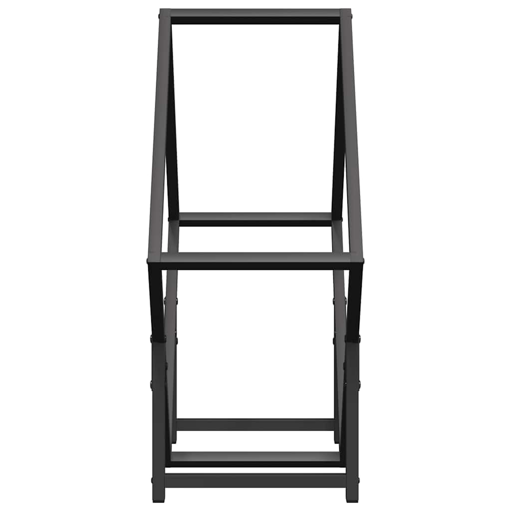 Suporte para lenha 60x25x60 cm aço laminado a frio preto