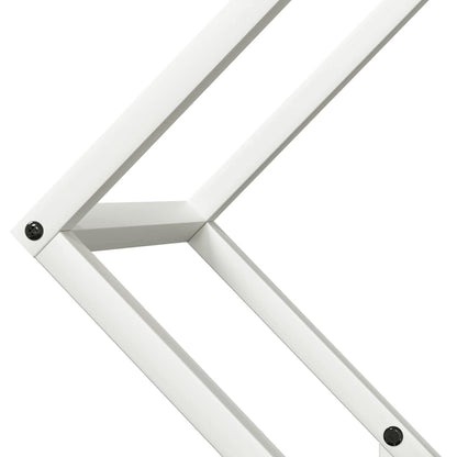 Suporte para lenha 60x25x60 cm aço laminado a frio branco
