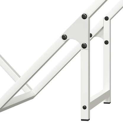 Suporte para lenha 60x25x60 cm aço laminado a frio branco
