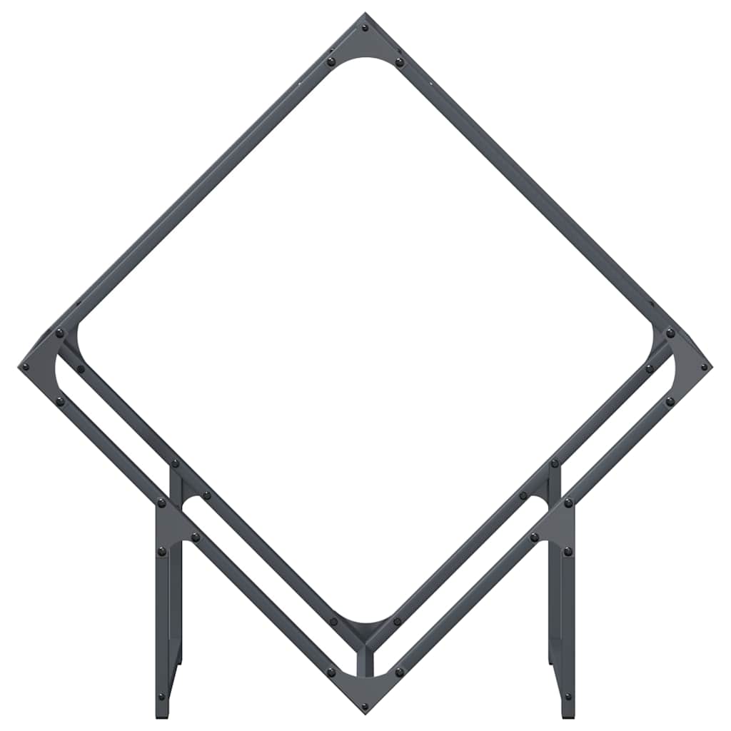 Suporte para lenha 80x25x80 cm aço laminado a frio antracite