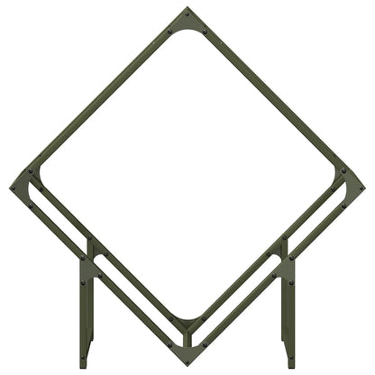 Suporte para lenha aço laminado a frio verde azeitona